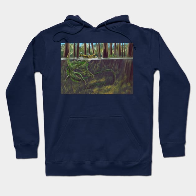 Swamp dragon Hoodie by Bertoni_Lee